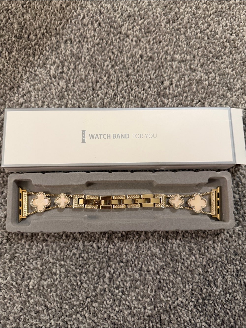 Gold Clover Smart Watch Band